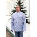 Light blue cotton Tolstoy shirt