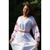 Russian Slavic linen dress Makosh