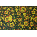 Hohloma russian yellow-red cotton fabric by the yard