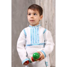 Linen Russian trendy boys shirt Jonny