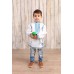 Linen Russian trendy boys shirt Jonny