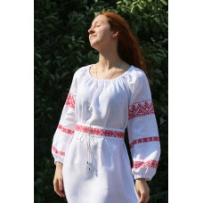 Russian Slavic linen dress Makosh