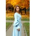 Slavic linen maxi dress  