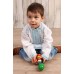 Linen Russian trendy boys shirt Jonny